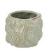SHELLA LIGHT GREEN VASE SEA 8X8X8