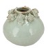 SHELLA LIGHT GREEN VASE 25X25X20CM