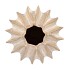 JUNA SAND VASE STRUCTURE LONG 25X25X37CM