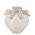 PEARL SEA GREY VASE FISH 23X23X23CM NM