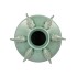 PEARL SEA GREEN VASE FISH 23X23X23CM NM