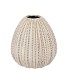 PEARL GREY VASE 12X12X12CMN NM