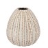 PEARL GREY VASE 18X18X18CM NM
