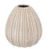 PEARL GREY VASE 23X23X24CM NM