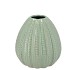 PEARL GREEN VASE 12X12X12CM NM