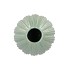 PEARL GREEN VASE 12X12X12CM NM