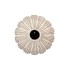 PEARL GREY VASE URCHIN 10X10X6CM NM