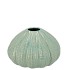 PEARL GREEN VASE URCHIN 10X10X6CM NM