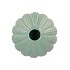 PEARL GREEN VASE URCHIN 16X16X10CM NM