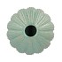 PEARL GREEN VASE URCHIN 22X22X14CM NM