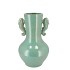 PEARL SEA GREEN VASE SEAHORSE 19X19X30CM NM