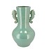 PEARL SEA GREEN VASE SEAHORSE 23X23X38CM NM