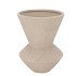LISBOA SAND VASE ROUND 20X20X27CM NM