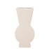 LISBOA WHITE VASE DAZZLE 19X7X38CM NM