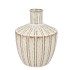 SIFAN WHITE VASE LONG ROUND 19X19X25CM NM
