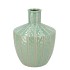 SIFAN AQUA GREEN VASE LONG ROUND 19X19X25CM NM