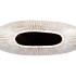 SIFAN WHITE VASE OVAL 41X16X39CM