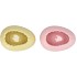 ELLA PINK YELLOW POT OVAL ASS 16X12X10CM