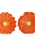 BLOOM ORANGE VASE DAISY ASS 40X11X40CM NM