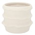 JUNIA WHITE STRUCTURE POT 21X21X18CM NM