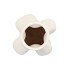 JUNIA WHITE WAVE VASE 12X12X20CM NM
