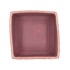 MIRRE OLD PINK CUBE POT 15X15X20CM NM