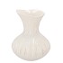 MIRRE WHITE VASE 19X19X23CM NM