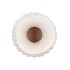 MIRRE WHITE VASE 19X19X23CM NM
