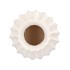 DUNJA WHITE VASE 16X16X20CM NM