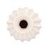 DUNJA WHITE VASE 12X12X25CM NM