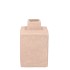 LISBOA PINK VASE CUBE 14X14X14CM NM