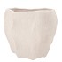 LISBOA WHITE POT WAVE 30X30X26CM
