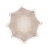LISBOA WHITE POT WAVE 30X30X26CM