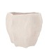 LISBOA WHITE POT WAVE 14X14X12CM