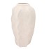 LISBOA WHITE VASE WAVE 26X26X50CM