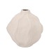 LISBOA WHITE VASE WAVE GLOBE 19X19X18CM