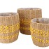 GABY YELLOW POT S/3 37X38/32X34/27X28CM NM