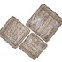 RATTAN KUBOO BASKET SQUARE LOW S/3 W32/37/42 H13/14/15