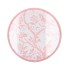 MELAMINE OLD PINK PLATE ROUND 35X35X4CM