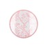 MELAMINE OLD PINK PLATE ROUND 30X30X4CM