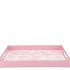 MELAMINE OLD PINK PLATE RECTANGLE BIRD 35X25X4CM