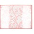 MELAMINE OLD PINK PLATE RECTANGLE BIRD 35X25X4CM