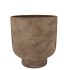FLORENCE ANTIQUE BRONZE POT ROUND 15X15X17CM