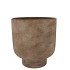 FLORENCE ANTIQUE BRONZE POT ROUND 13X13X15CM
