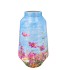 APRIL FLOWER BLUE VASE IRON 26X26X46CM NM