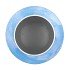APRIL FLOWER BLUE VASE IRON 20X20X39CM NM