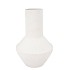 FIORE WHITE VASE NECK TEXTURED IRON 31X31X46CM NM