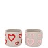 JUUL PINK RED POT HEART ASS 9X9X8CM