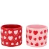 JUUL RED PINK POT HEARTS ASS 13X13X11CM