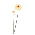 SILK ZINNIA YELLOW 54CM NM